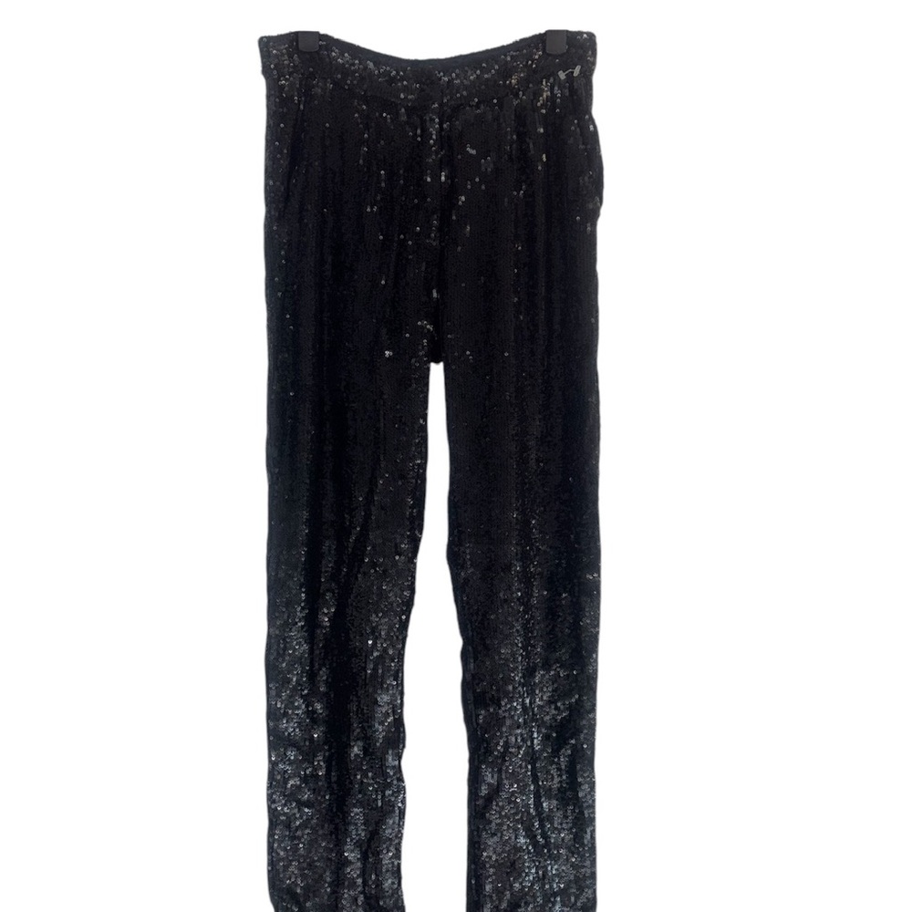 NWT Top Shop Black Sequin Pants